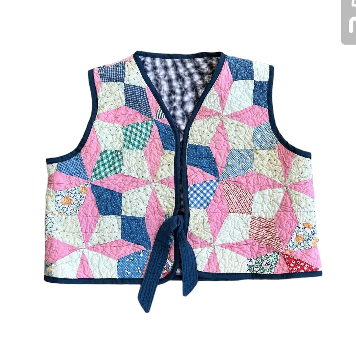 Vintage Quilt Vest