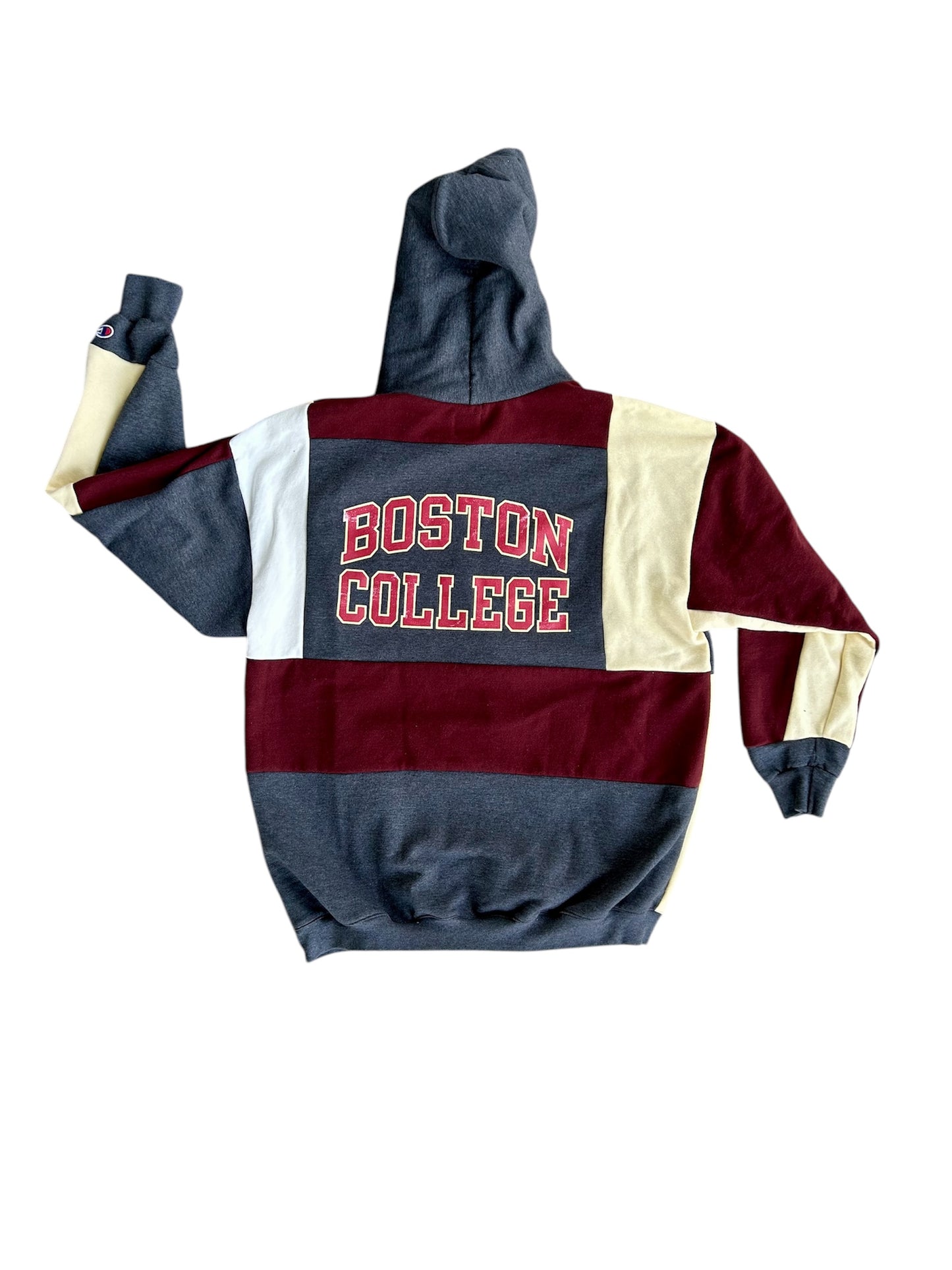 Boston College Reworked Patchwork Hoodie