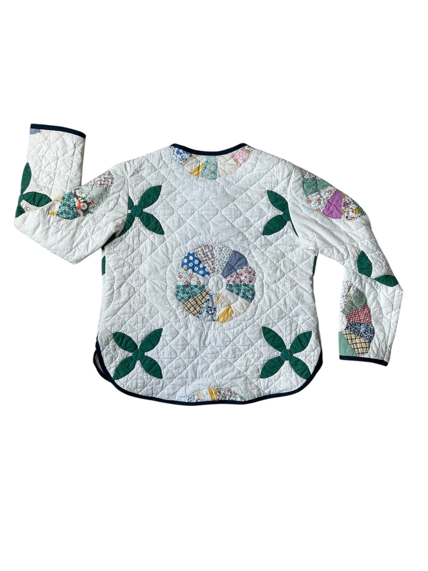 Dresden Plate Vintage Quilt Coat