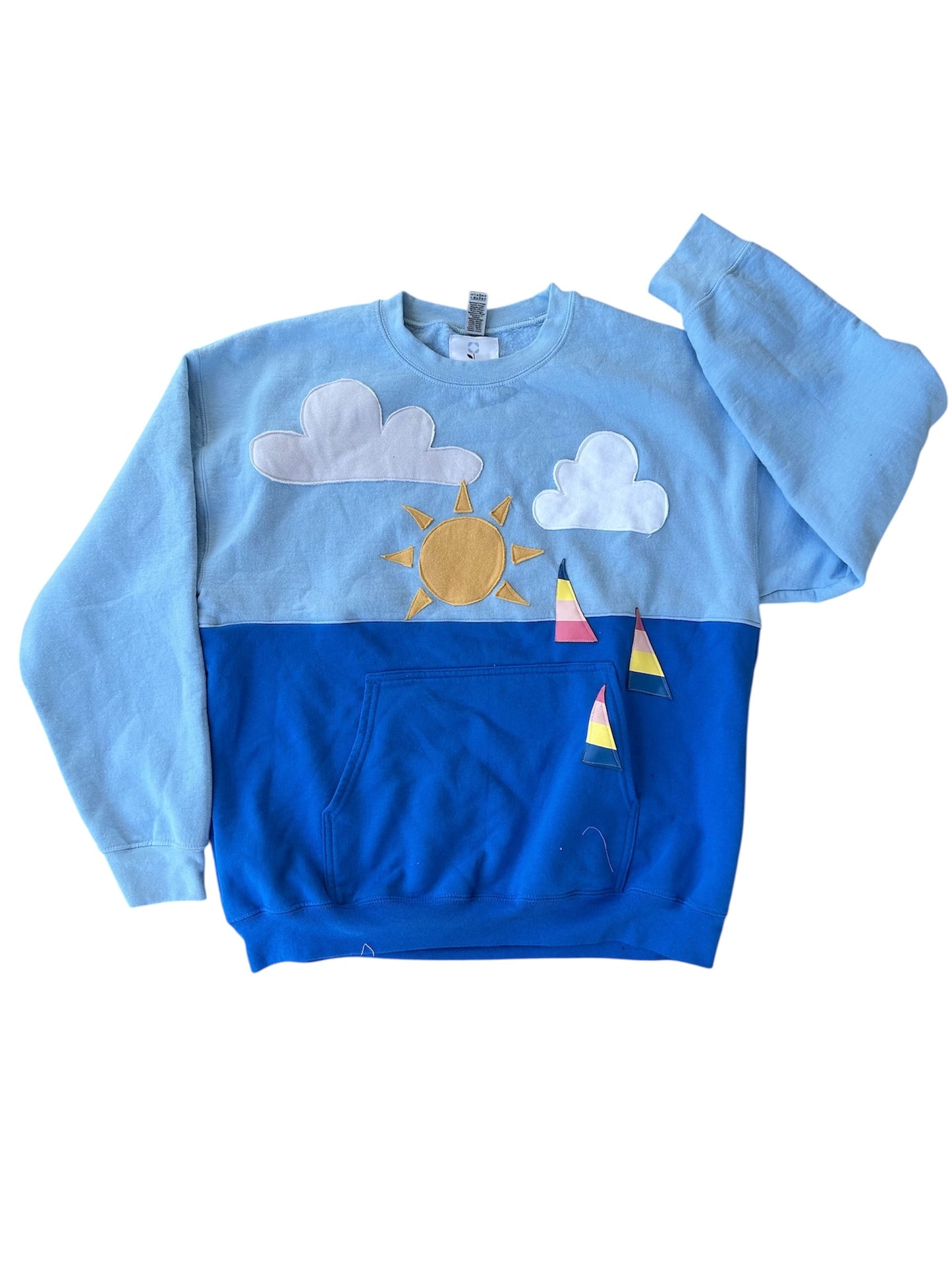 Ocean Sunset, Whale Tail Sweatshirt - Multiple sizes