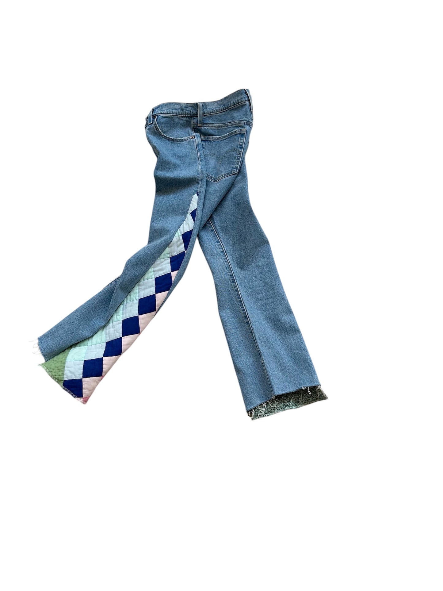 Custom Retro Side Panel Jeans