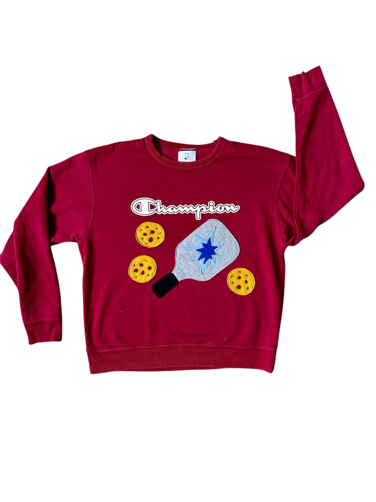 Champion Pickleball Upcycled Crew Neck Sweatshirt, XL and XXL