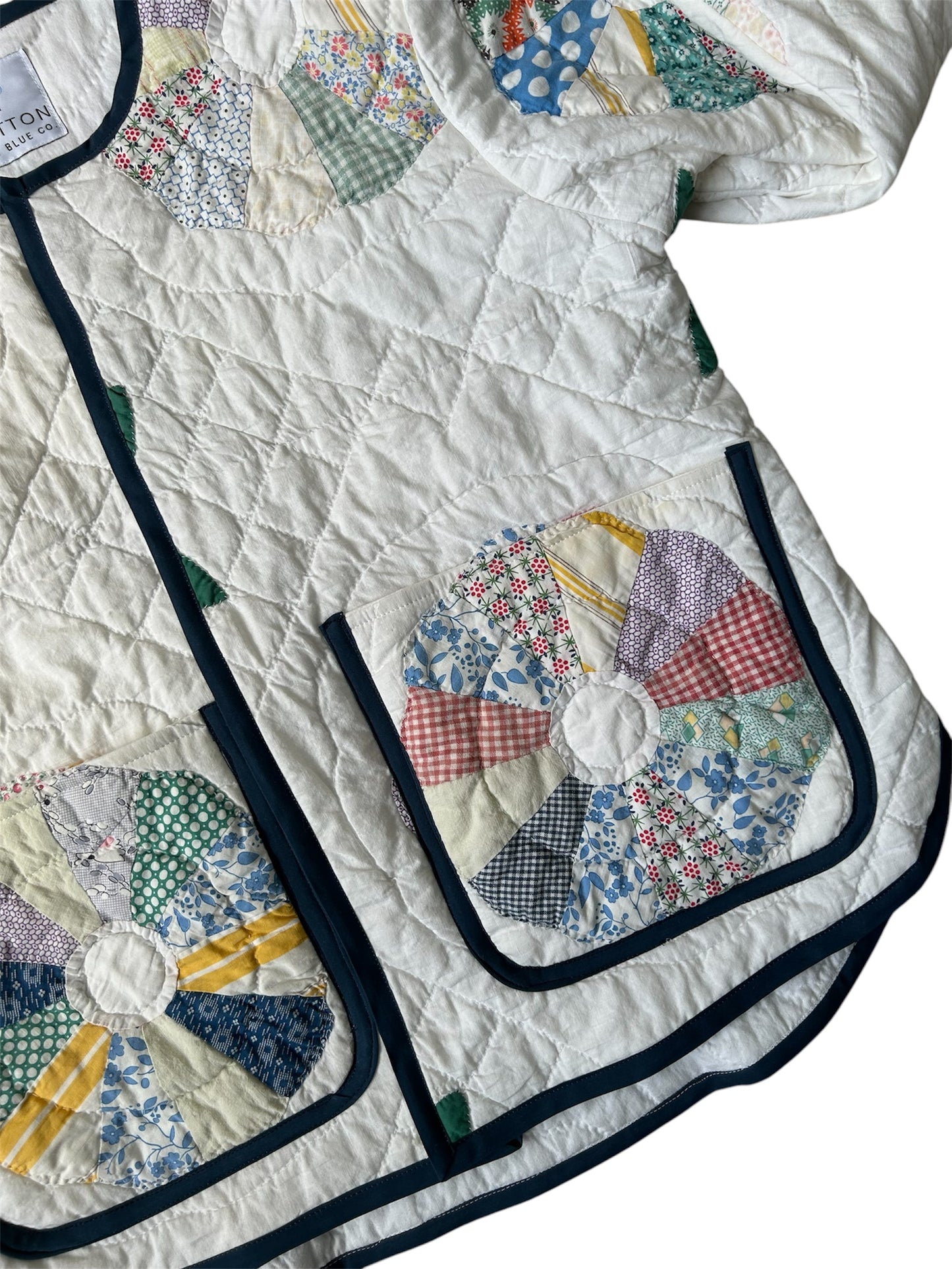 Dresden Plate Vintage Quilt Coat