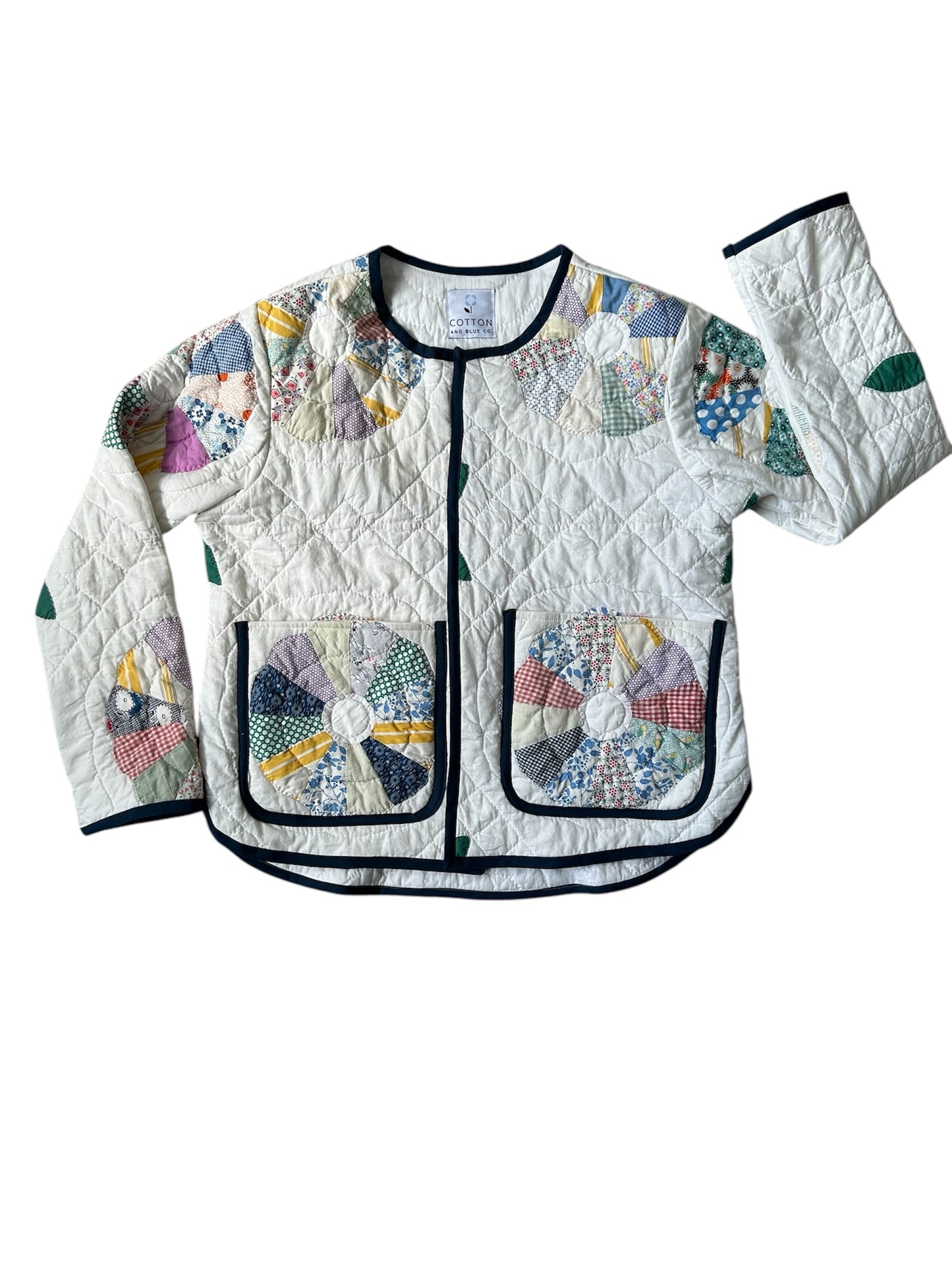 Dresden Plate Vintage Quilt Coat