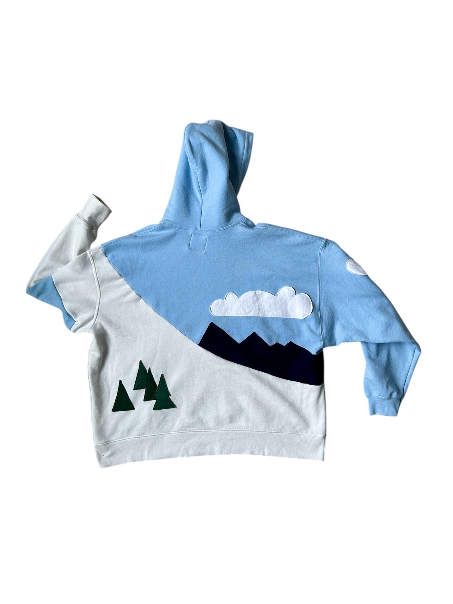 Winter Mountain Reworked Hoodie - Size 3XL