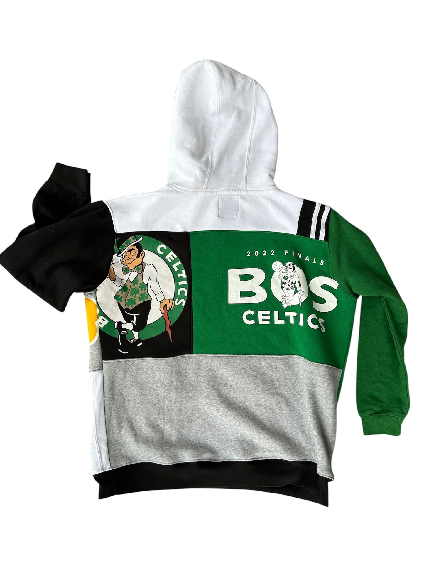 Boston Celtics Reworked Ptachwork Hoodie