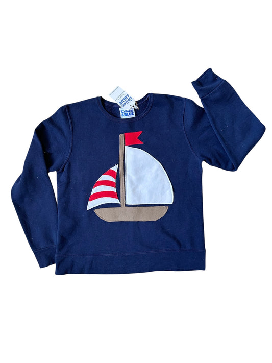 Nautical Sailboat and Anchor Sweatshirt
