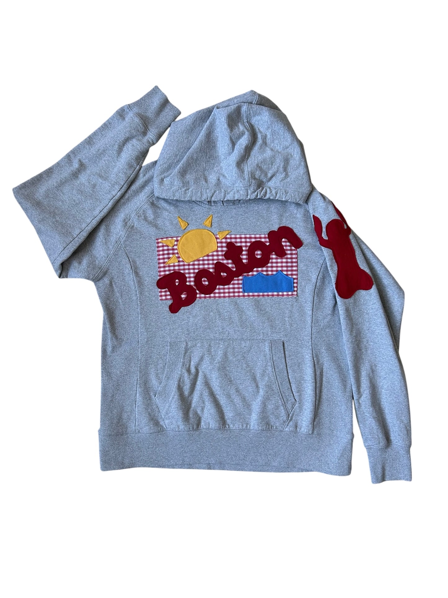 Boston Gingham Sweatshirt