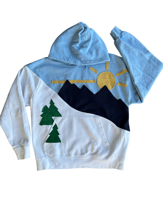 Winter Mountain Reworked Hoodie