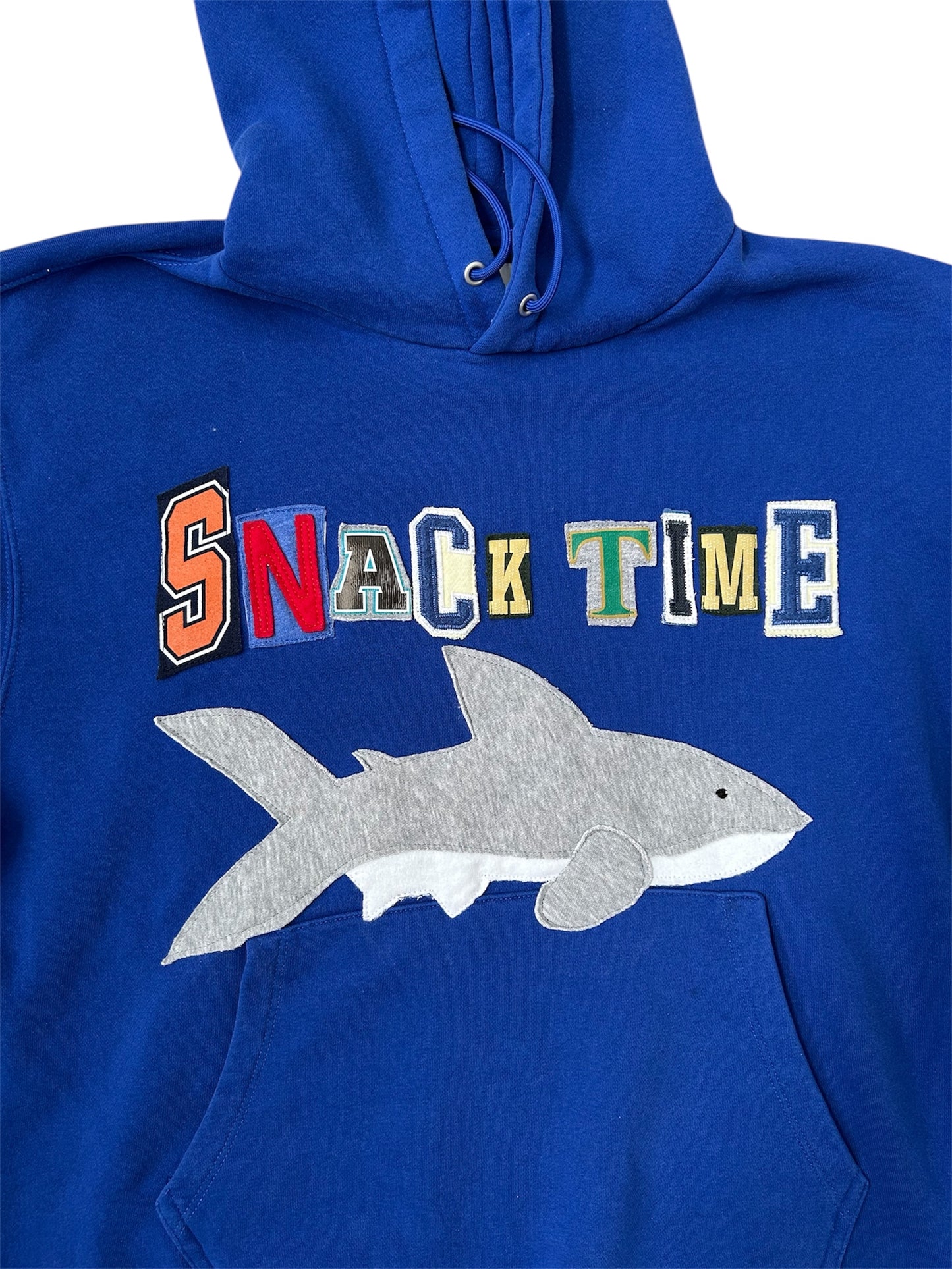 Snack Time Shark Hoodie, Mens XXL, Womens XL