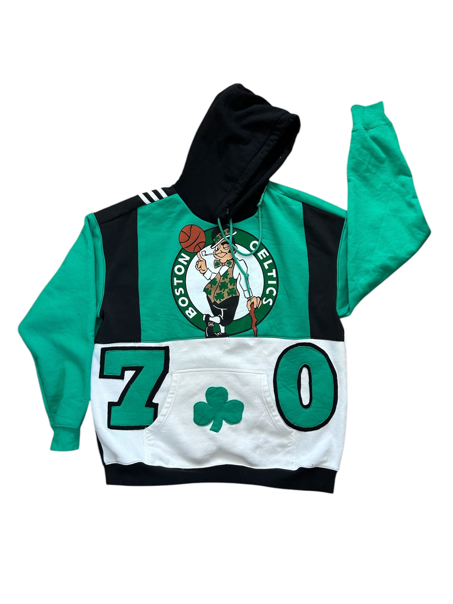 Boston Celtics Reworked Ptachwork Hoodie