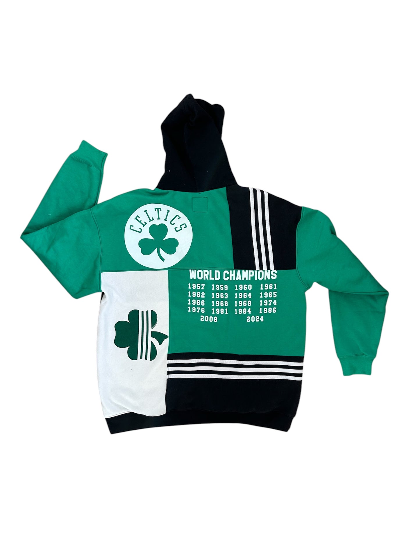 Boston Celtics Reworked Ptachwork Hoodie
