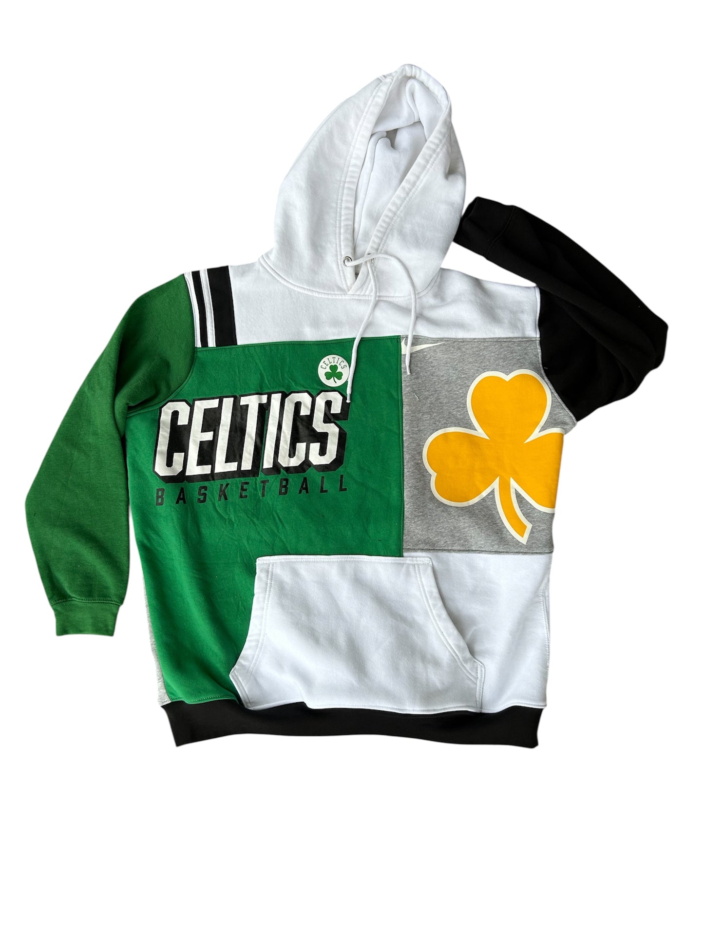 Boston Celtics Reworked Ptachwork Hoodie